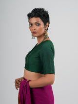 Women's Multicolor Cotton Acrylic Saree