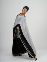 Women's Multicolor Cotton Acrylic Saree