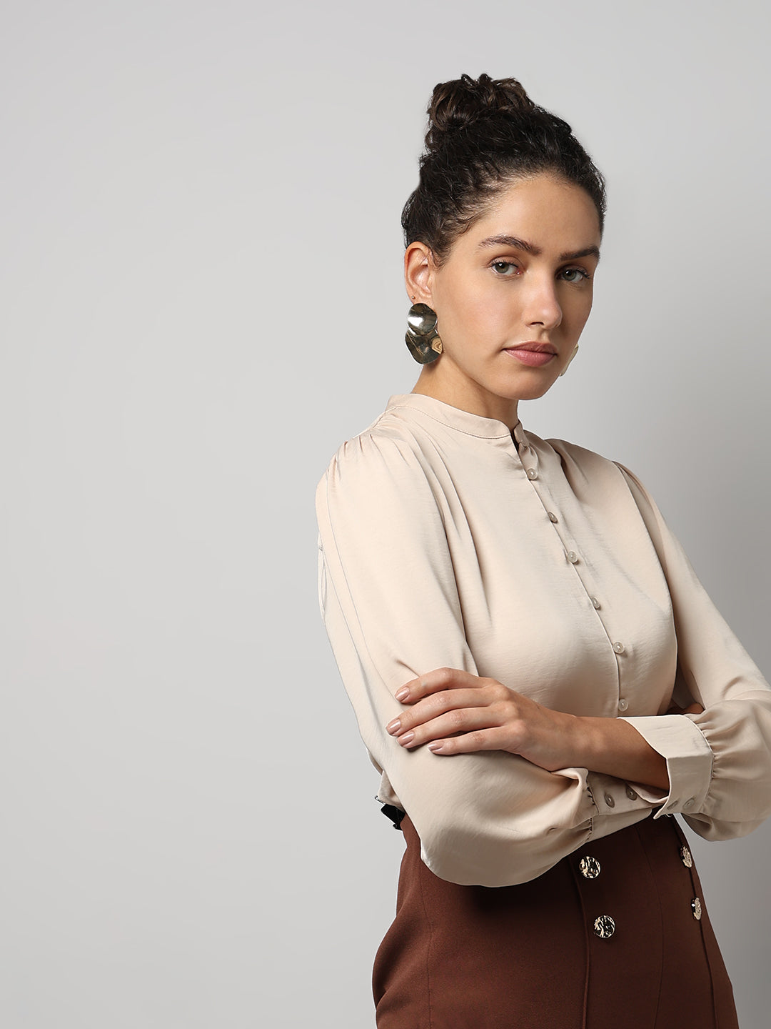 Women's Beige Top