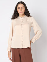 Women's Beige Top