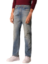Men's Blue Casual Slim Fit Solid Mid Jeans