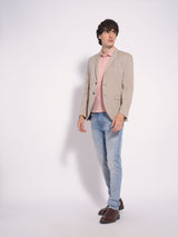 Men's Blue Casual Slim Fit Solid Mid Rise Jeans