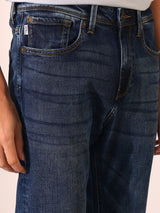 Men's Blue Casual Regular Fit Solid Jeans