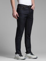 Men's Blue Casual Slim Fit Solid  Jeans