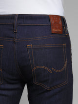Men's Blue Casual Slim Fit Solid  Jeans