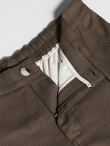 Men's Brown Work Slim Fit Solid  Chinos