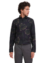 Men's Black Casual Printed Full Sleeves Shirt