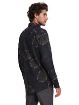 Men's Black Casual Printed Full Sleeves Shirt