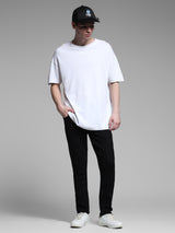 Men's Black Casual Slim Regular Stretchable Jeans