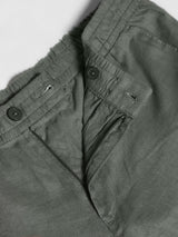 Men's Green Work Slim Fit Solid  Chinos