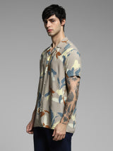 Men's Multicolor Casual Regular Fit Printed Half Sleeves Shirt