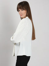 Women's White Button Down Shirt