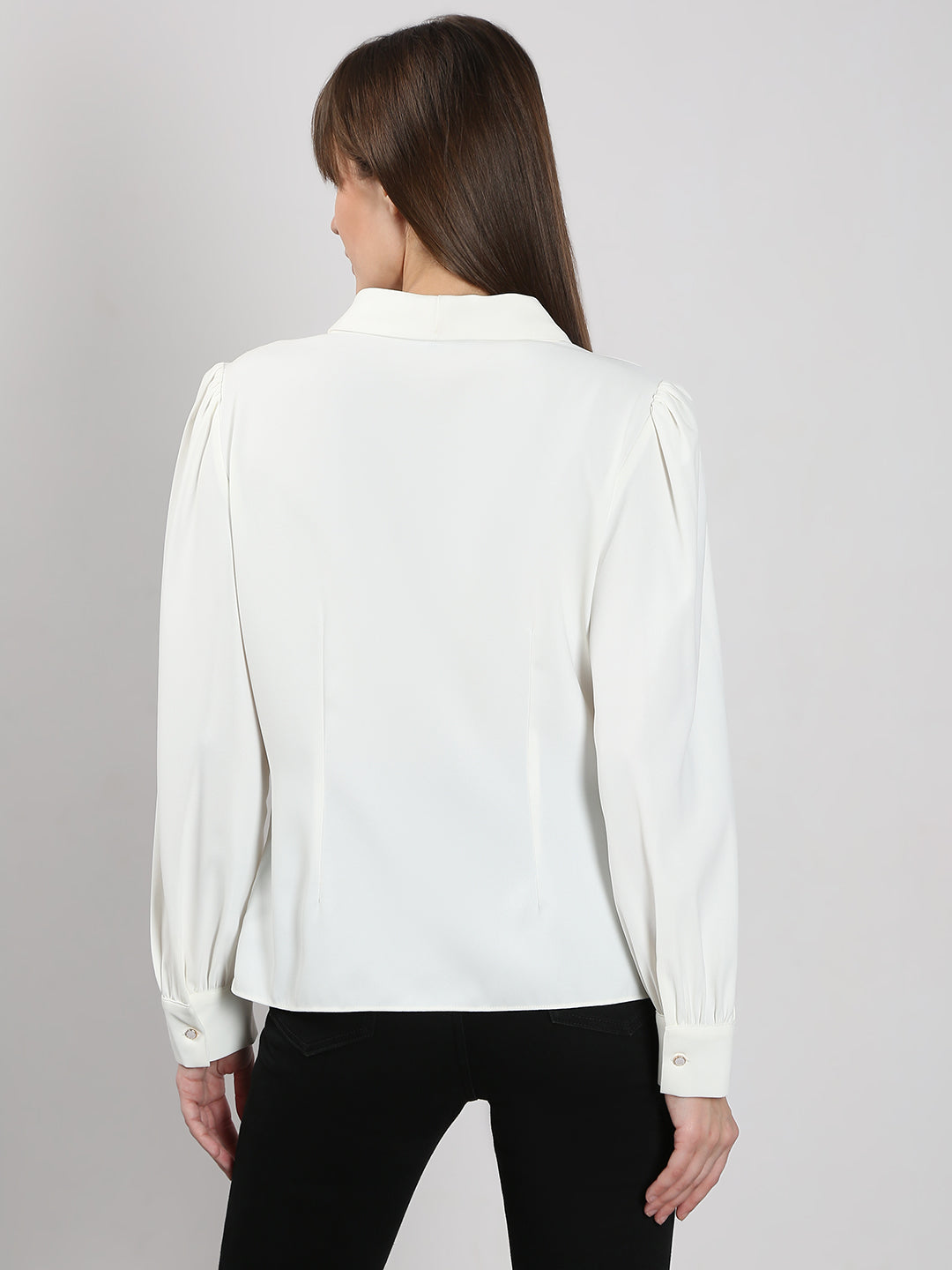 Women's White Button Down Shirt