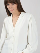 Women's White Button Down Shirt