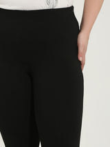 Women's Black High Rise Skinny Fit Jeggings