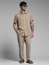 Men's Multicolor Casual Regular Fit Printed Half Sleeves Shirt