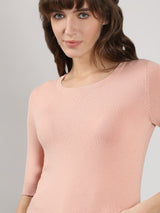 Women's Pink Knitted Top