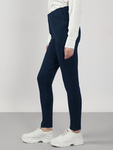 Women's Navy High Rise Fitted Jeggings