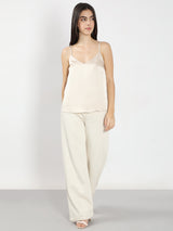 Women's Beige Slip Top