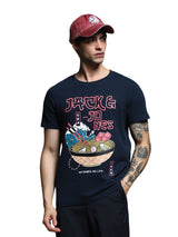 Men's Blue Regular Fit Tshirt