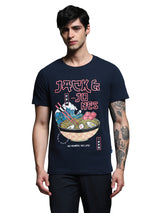 Men's Blue Regular Fit Tshirt