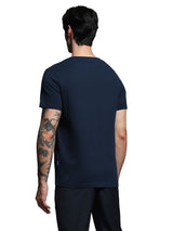 Men's Blue Regular Fit Tshirt