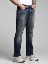 Men's Blue Casual Regular Fit Solid  Jeans