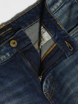Men's Blue Casual Slim Fit Solid  Jeans