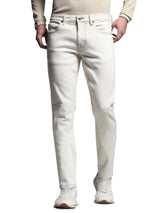 Men's White Slim Fit Jeans