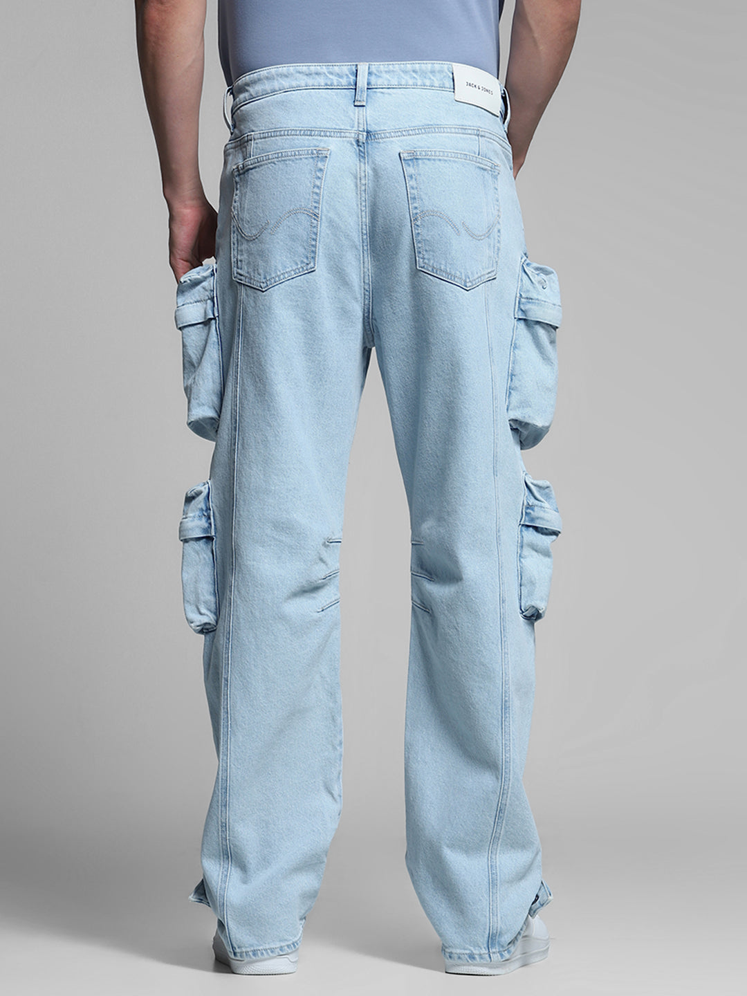 Men's Blue Casual Regular Fit Solid  Jeans