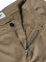 Men's Brown Straight Fit Cargo