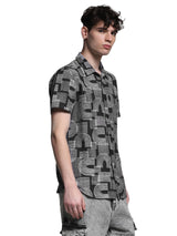 Men's Black Regular Fit Shirt