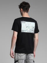 Men's Black Casual Regular Fit Solid Half Sleeves Tshirt