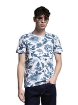 Men's White Regular Fit Tshirt