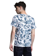 Men's White Regular Fit Tshirt