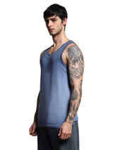 Men's Blue Regular Fit Vest