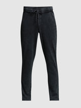 Men's Black Casual Regular Fit Solid  Track Pant