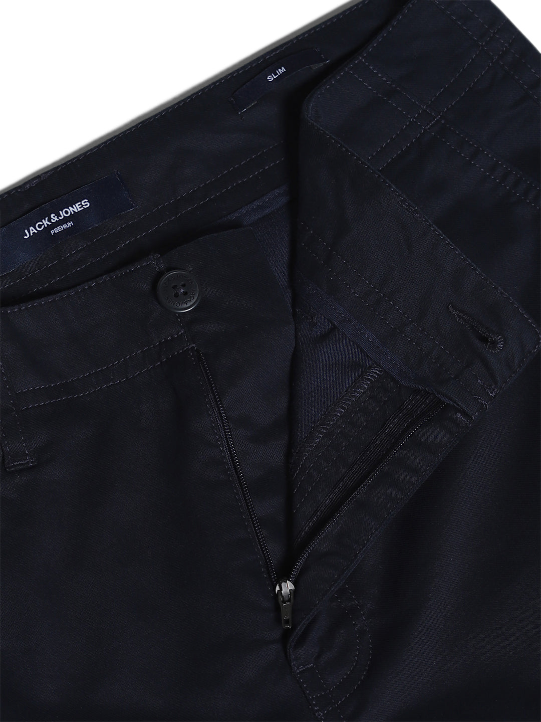 Men's Blue Slim Fit Chino
