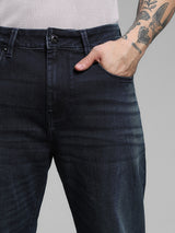 Men's Blue Casual Bootcut Solid  Jeans