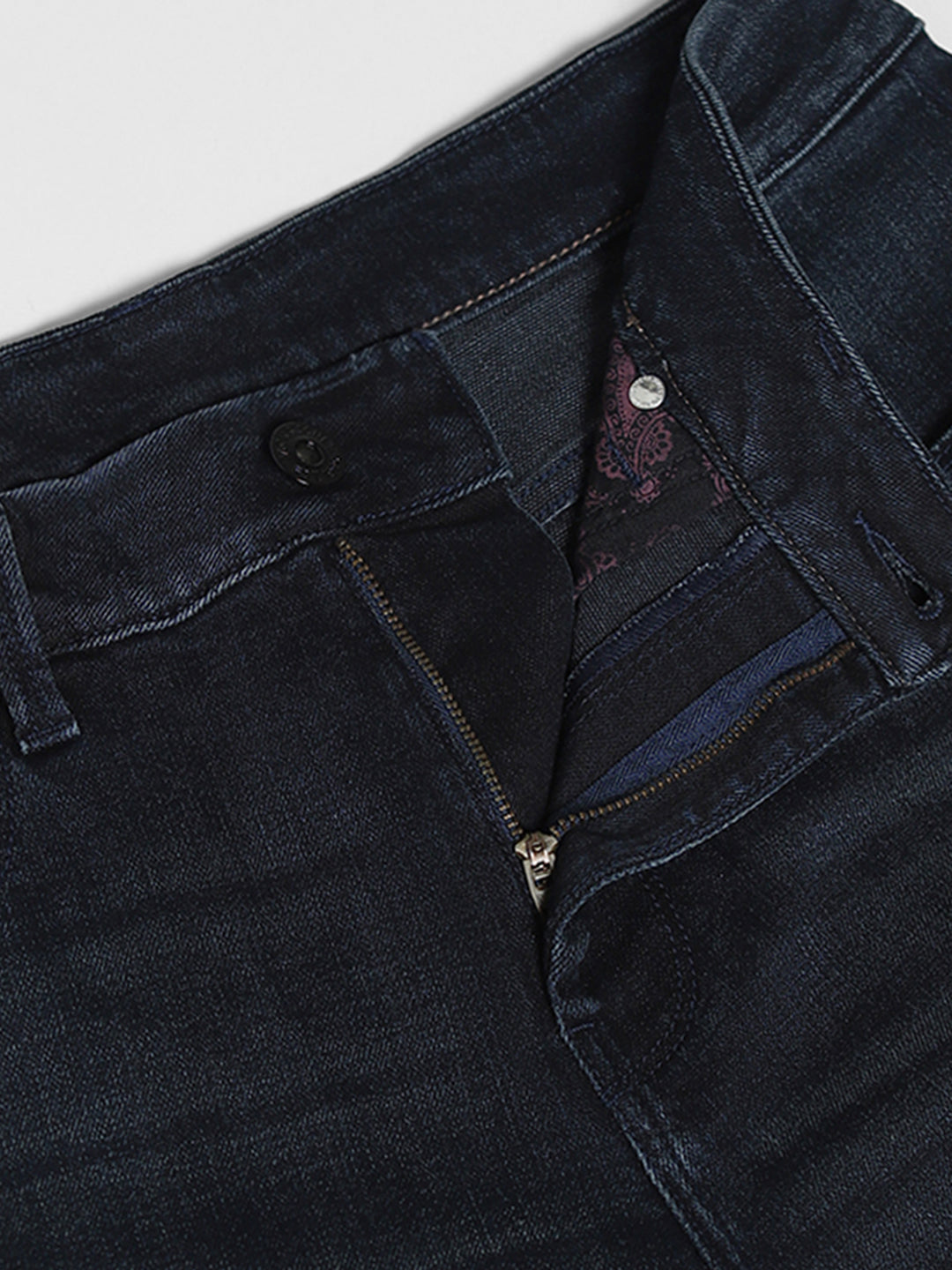 Men's Blue Casual Bootcut Solid  Jeans