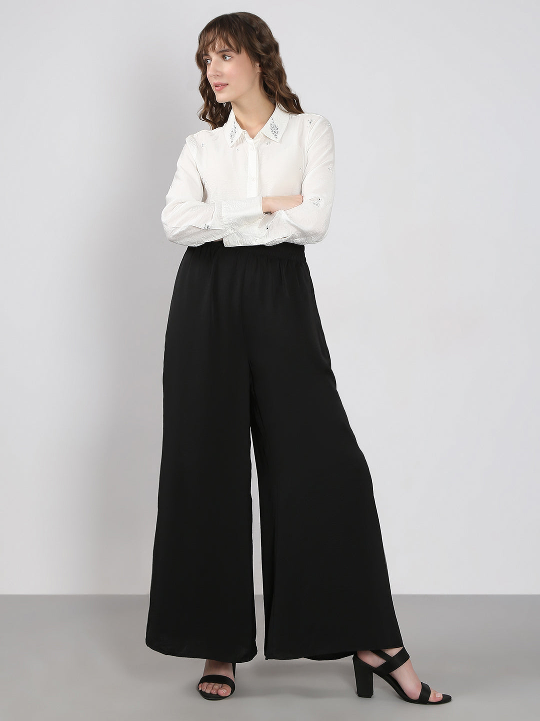 Women's Black Wide Leg Pants