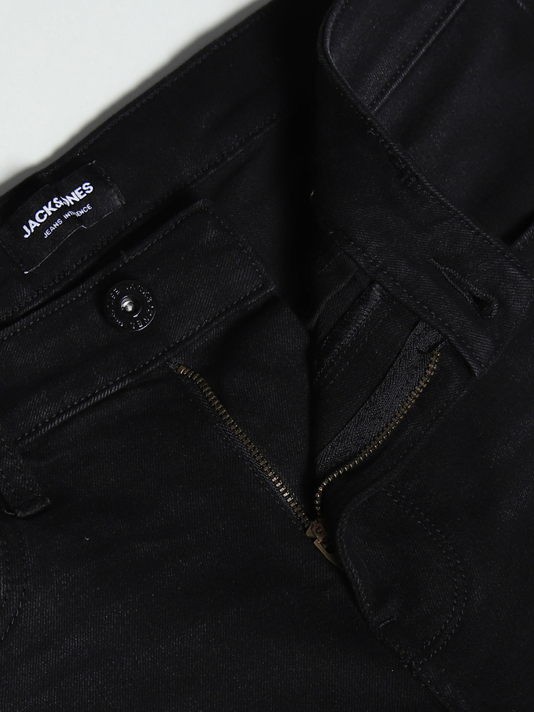 Men's Black Casual Slim Fit Solid  Jeans