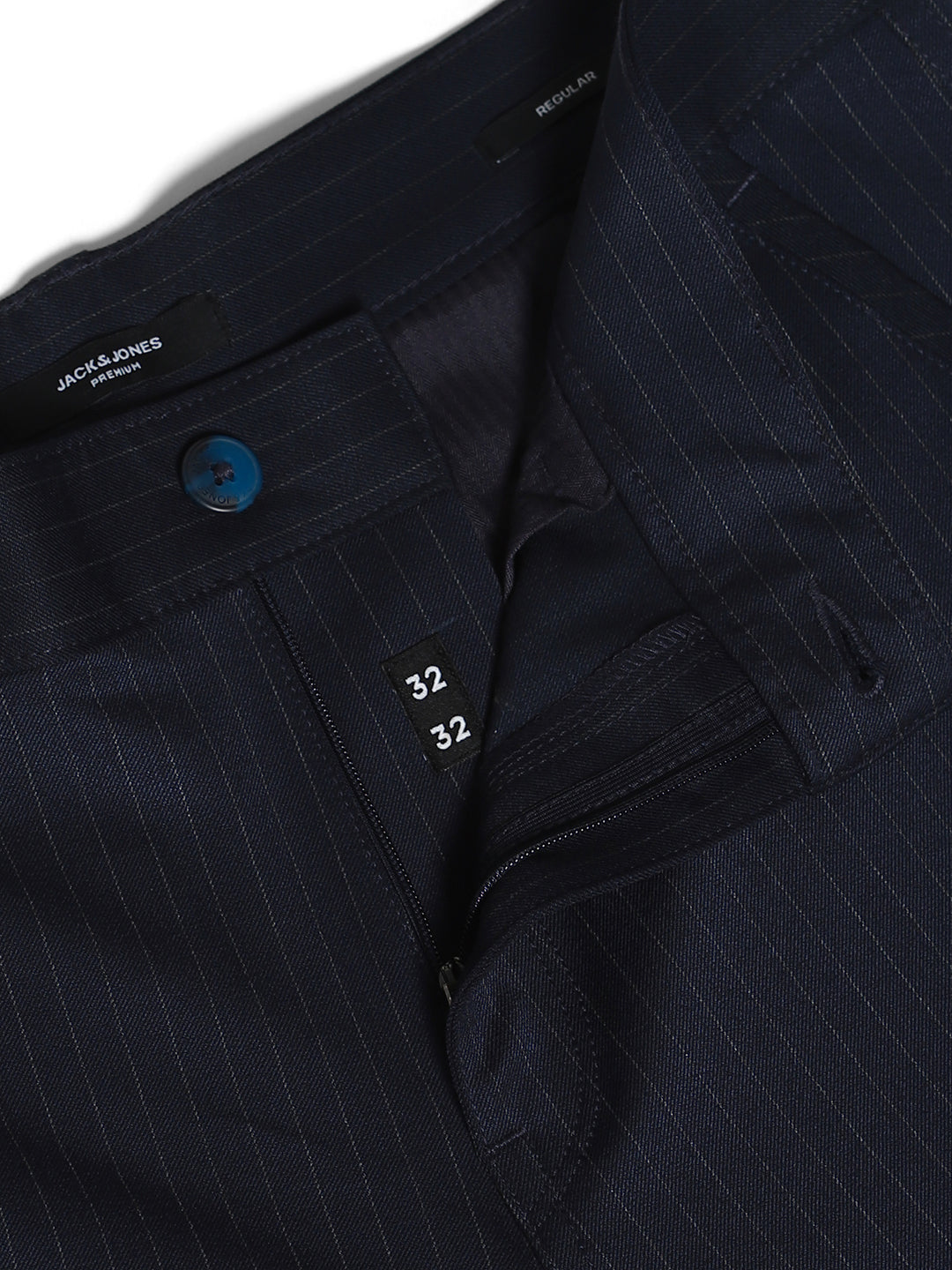 Men's Navy Straight Fit Cargo