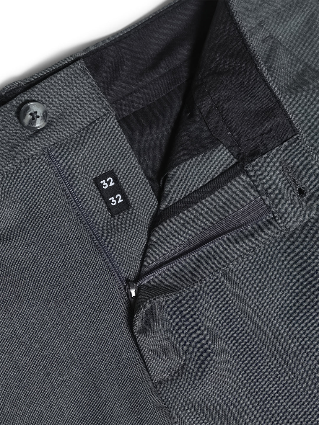 Men's Grey Straight Fit Cargo