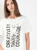 Women's White T-Shirt