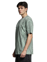 Men's Green Oversized Fit Tshirt