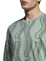 Men's Green Oversized Fit Tshirt