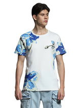 Men's White Regular Fit Tshirt
