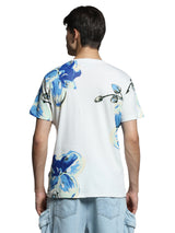Men's White Regular Fit Tshirt