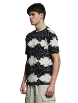 Men's Black Regular Fit Tshirt